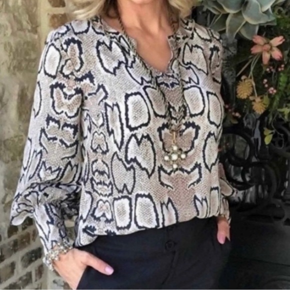 CAbi Serpentine Blouse Style #3759 - Picture 2 of 13